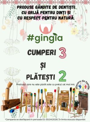 Promotie cumperi 3 platesti 2 la Gingia