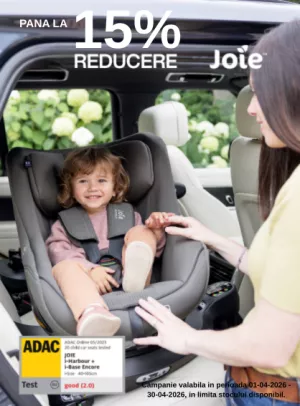Promotie de pana la 15% reducere la Joie
