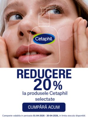 Promotie de pana la 20% reducere la Cetaphil
