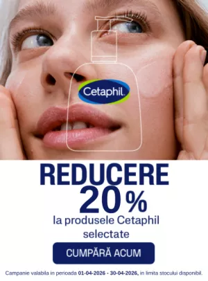 Promotie de pana la 20% reducere la Cetaphil