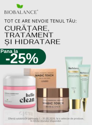 Promotie de pana la 25% reducere la Bio Balance