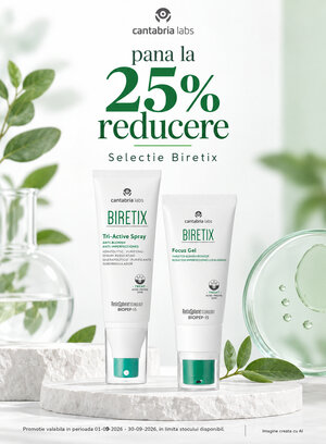 Promotie de pana la 25% reducere la Cantabria Labs - Biretix