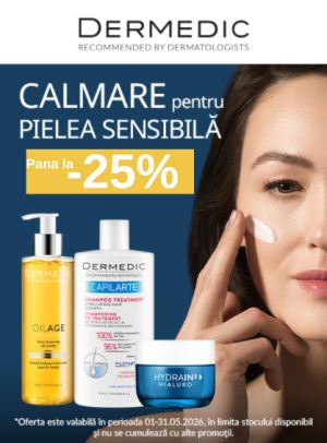 Promotie de pana la 25% reducere la Dermedic