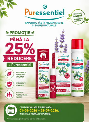 Promotie de pana la 25% reducere la Puressentiel
