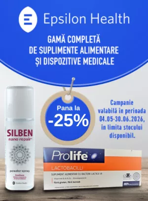 Promotie de pana la 25% reducere la Zeta Pharmaceutici si Epsilon Health