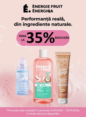 Promotie de pana la 35% reducere la Energie Fruit
