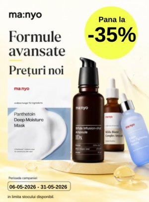 Promotie de pana la 35% reducere la Manyo