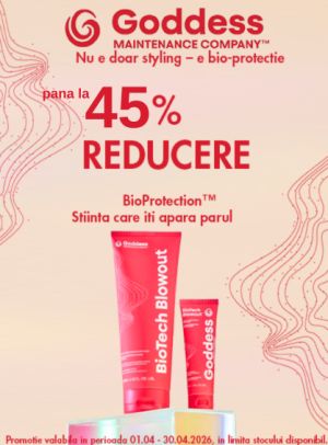Promotie de pana la 45% reducere la Goddess
