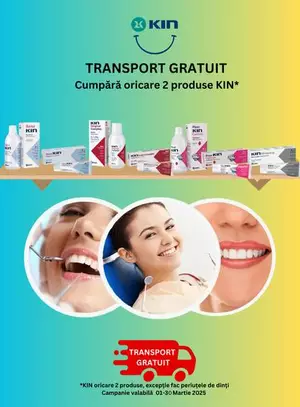 Promotie transport gratuit la Laboratorios Kin