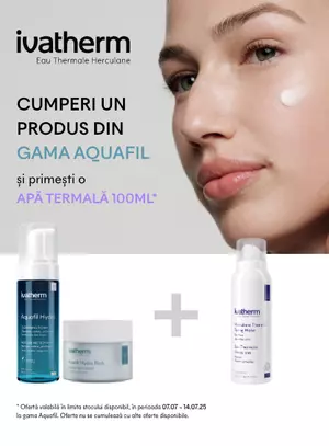 Saptamana apei termale cu produs promotional Ivatherm