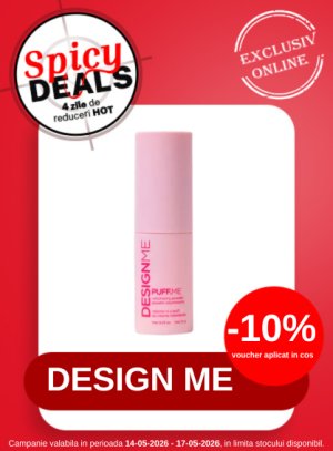 Spicy Deals cu 10% voucher aplicat in cos la Design Me