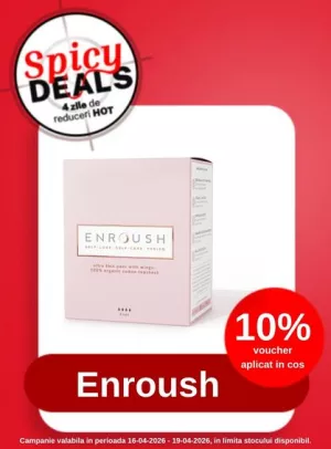 Spicy Deals cu 10% voucher aplicat in cos la Enroush