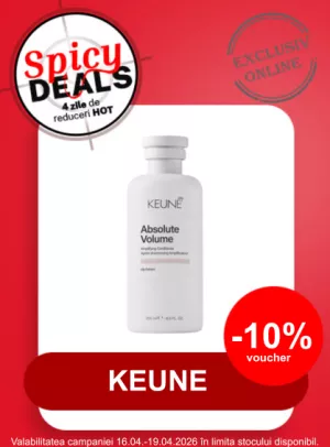 Spicy Deals cu 10% voucher aplicat in cos la Keune