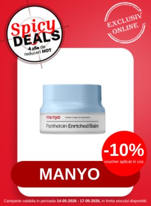 Spicy Deals cu 10% voucher aplicat in cos la Manyo