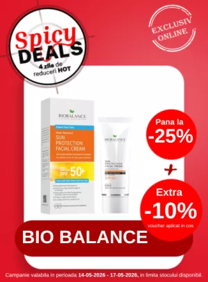 Spicy Deals cu Extra 10% voucher aplicat in cos la Bio Balance