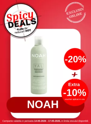 Spicy Deals cu Extra 10% voucher aplicat in cos la Noah
