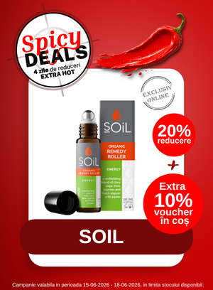 Spicy Deals cu extra 10% voucher aplicat in cos la Soil