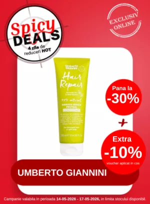 Spicy Deals cu Extra 10% voucher aplicat in cos la Umberto Giannini