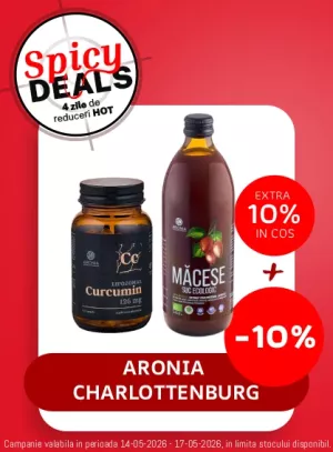 Spicy Deals cu extra voucher aplicat in cos 10% la Aronia Charlottenburg