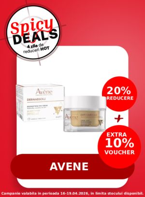 Spicy Deals cu extra voucher aplicat in cos 10% la Avene