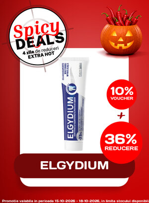 Spicy Deals cu extra voucher aplicat in cos 10% la Elgydium