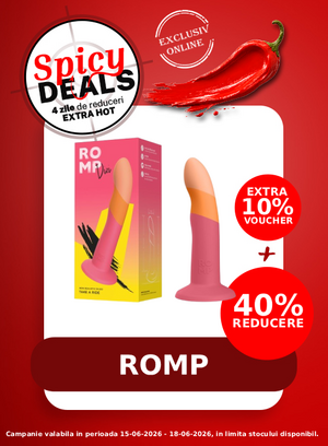 Spicy Deals cu extra voucher aplicat in cos 10% la ROMP