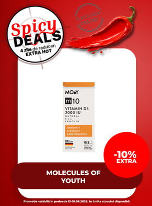 Spicy Deals cu reducere 10% extra la Molecules of Youth