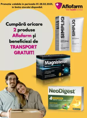 Transport Gratuit la Aflofarm