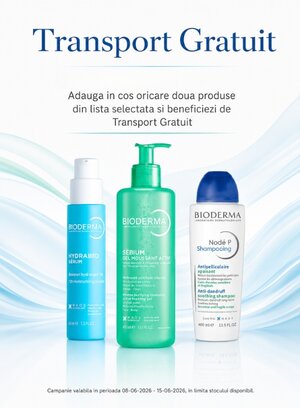 Transport Gratuit la Bioderma