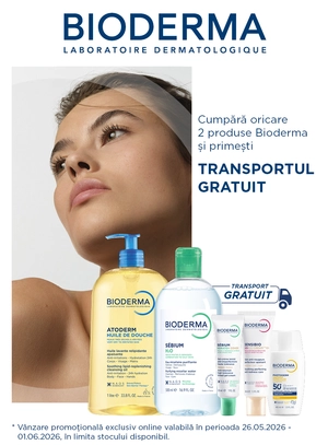 Transport Gratuit la Bioderma