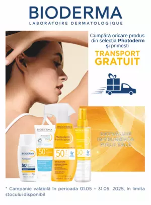 Transport gratuit la Bioderma Photoderm