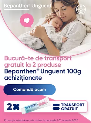 Transport Gratuit la doua produse Bepanthen