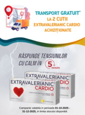 Transport gratuit la Extravalerianic Cardio - Biofarm