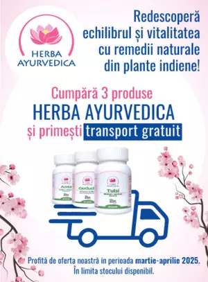 Transport gratuit la Herba Ayurvedica