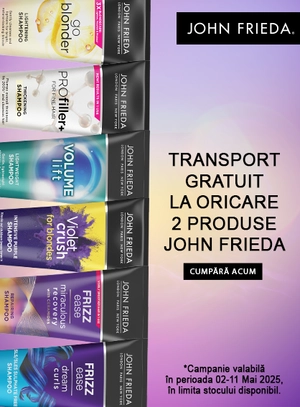 Transport Gratuit la John Frieda