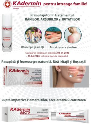 Transport Gratuit la MBA Pharma - Kadermin