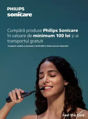 Transport gratuit la Philips Sonicare