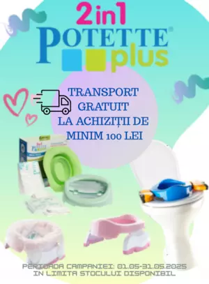 Transport gratuit la Pottete Plus