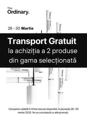 Transport Gratuit la The Ordinary