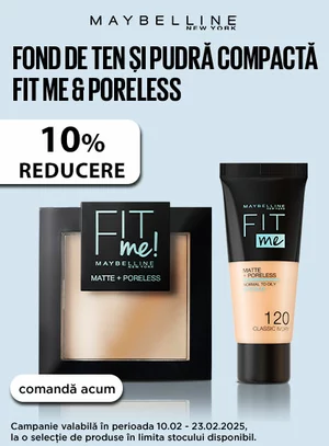 Zilele Iubirii cu reducere 10% la Maybelline New York