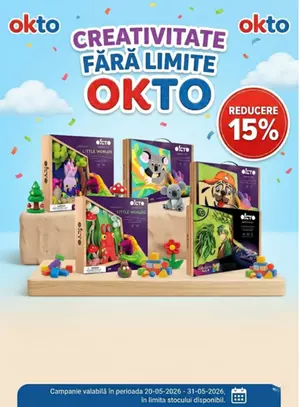 Ziua copilului cu 15% reducere la Okto