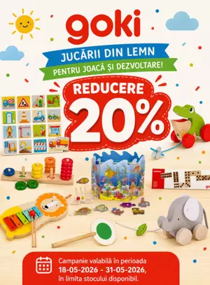 Ziua copilului cu 20% reducere la Goki