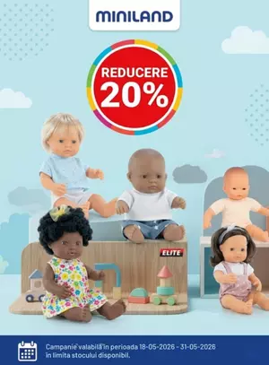 Ziua copilului cu 20% reducere la Miniland
