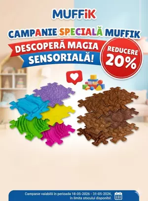 Ziua copilului cu 20% reducere la Muffik