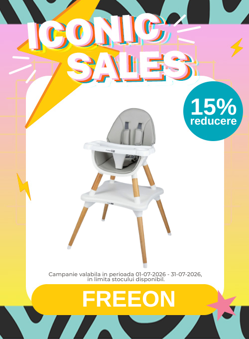 Iconic Sales cu 15% reducere la Freeon