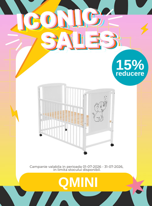 Iconic Sales cu 15% reducere la Qmini