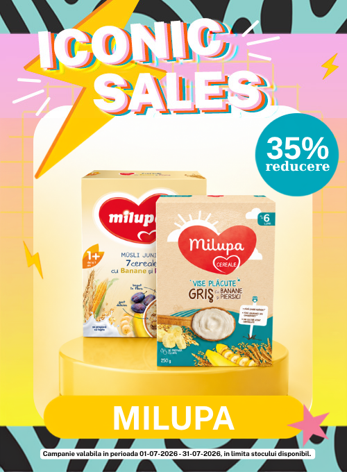 Iconic Sales cu 35% reducere la Milupa