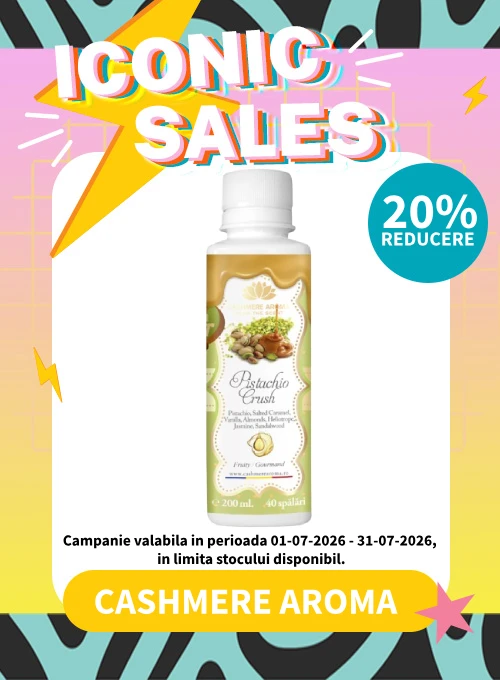 Iconic Sales cu reducere 20% la Cashmere Aroma