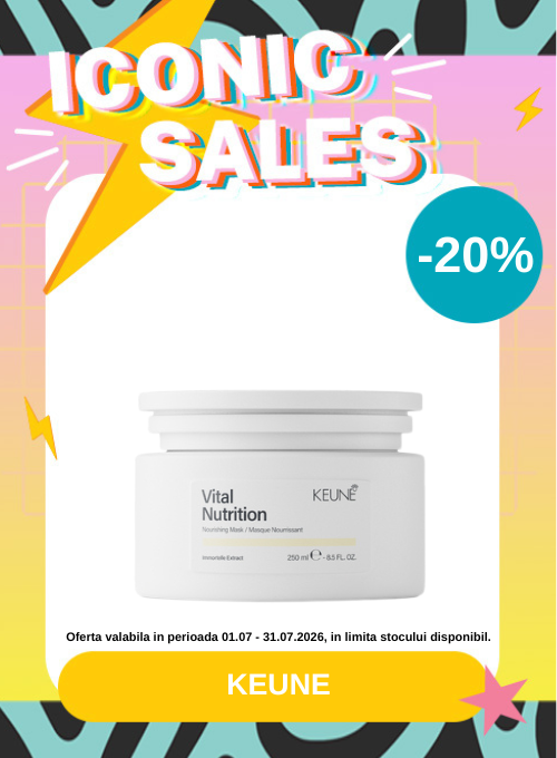 Iconic Sales cu reducere 20% la Keune