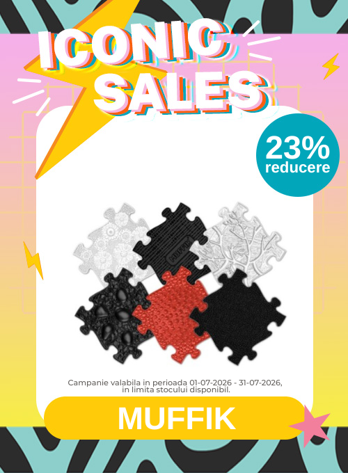 Iconic Sales cu reducere 23% la Muffik